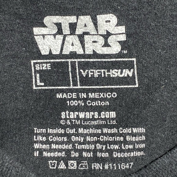 Star Wars The Force Awakens T-Shirt Size L - Picture 3 of 3